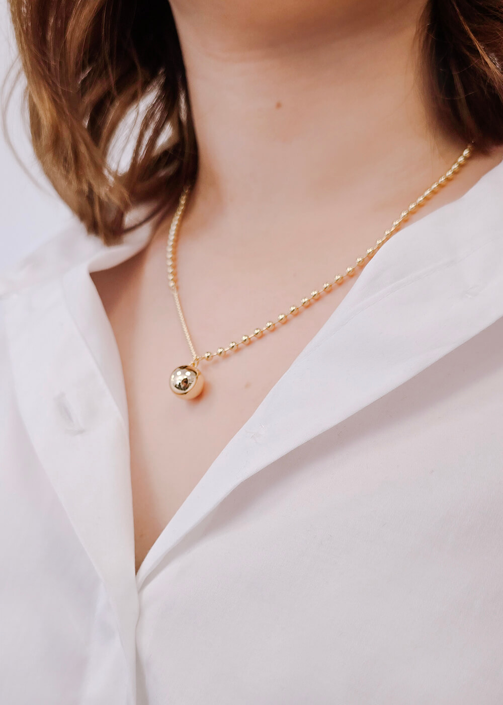 Collier pendentif boule - 698117144 - 