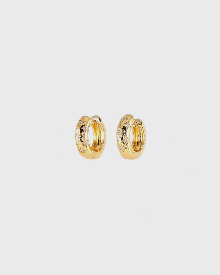 Boucles d'oreilles WELLDUNN - Starloop - Boucles d'oreilles