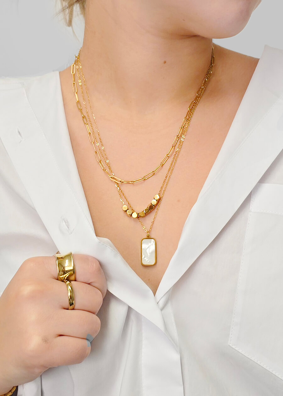 Collier en acier inoxydable - S1N033 - 