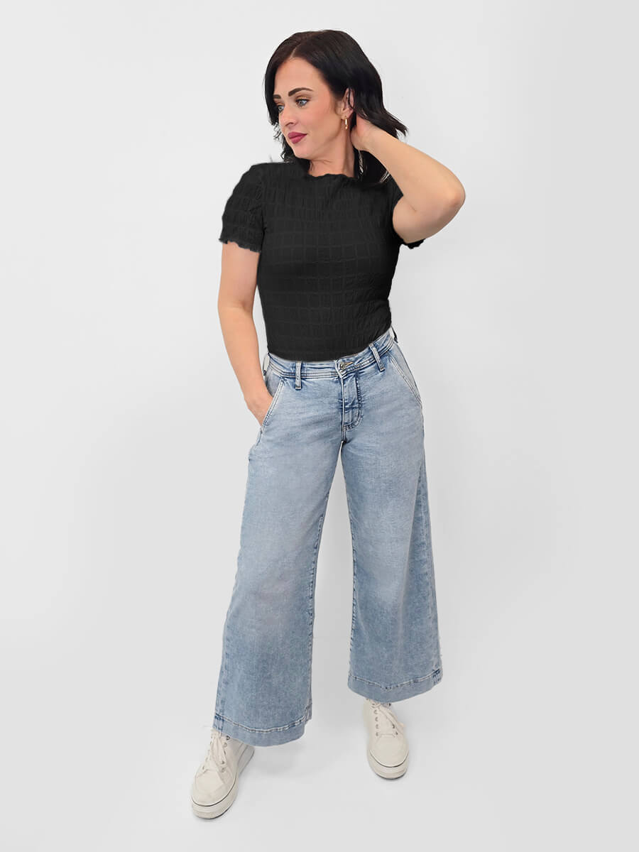 Jeans taille basse GUESS - W5YA1LD5QQ0 - Guess
