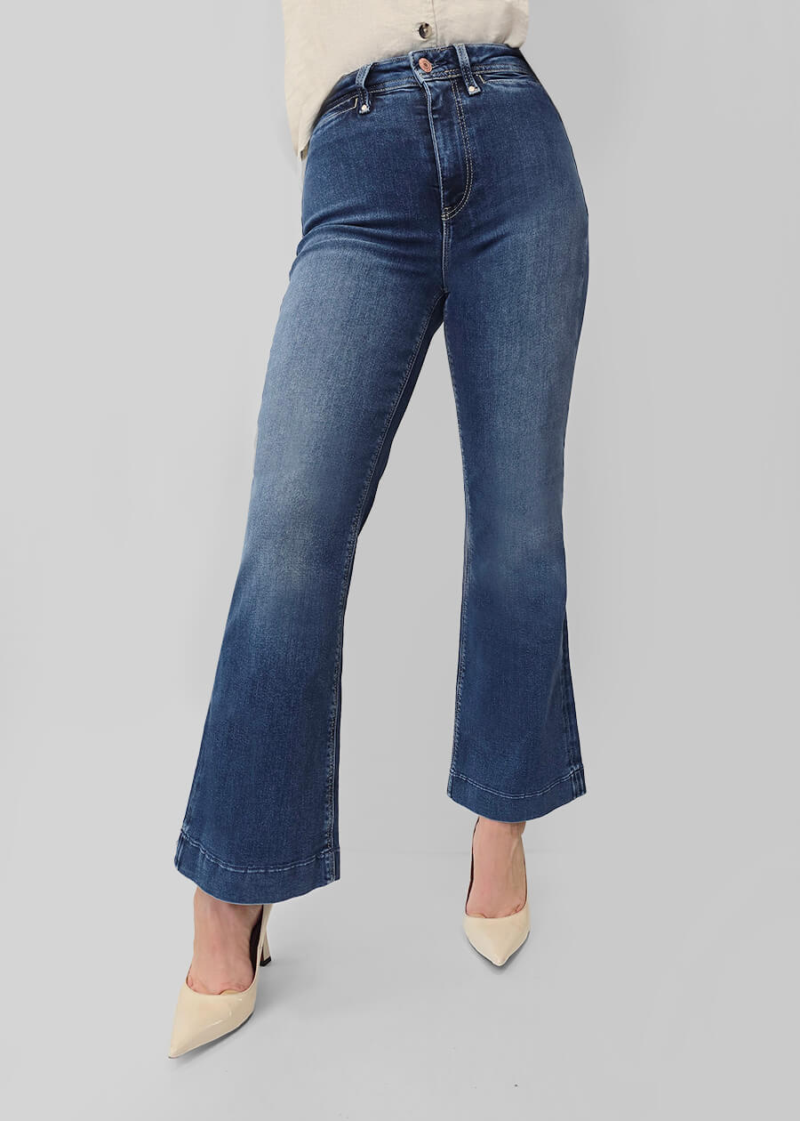 Jeans taille haute GUESS - W5YA74D5PY3 - Guess