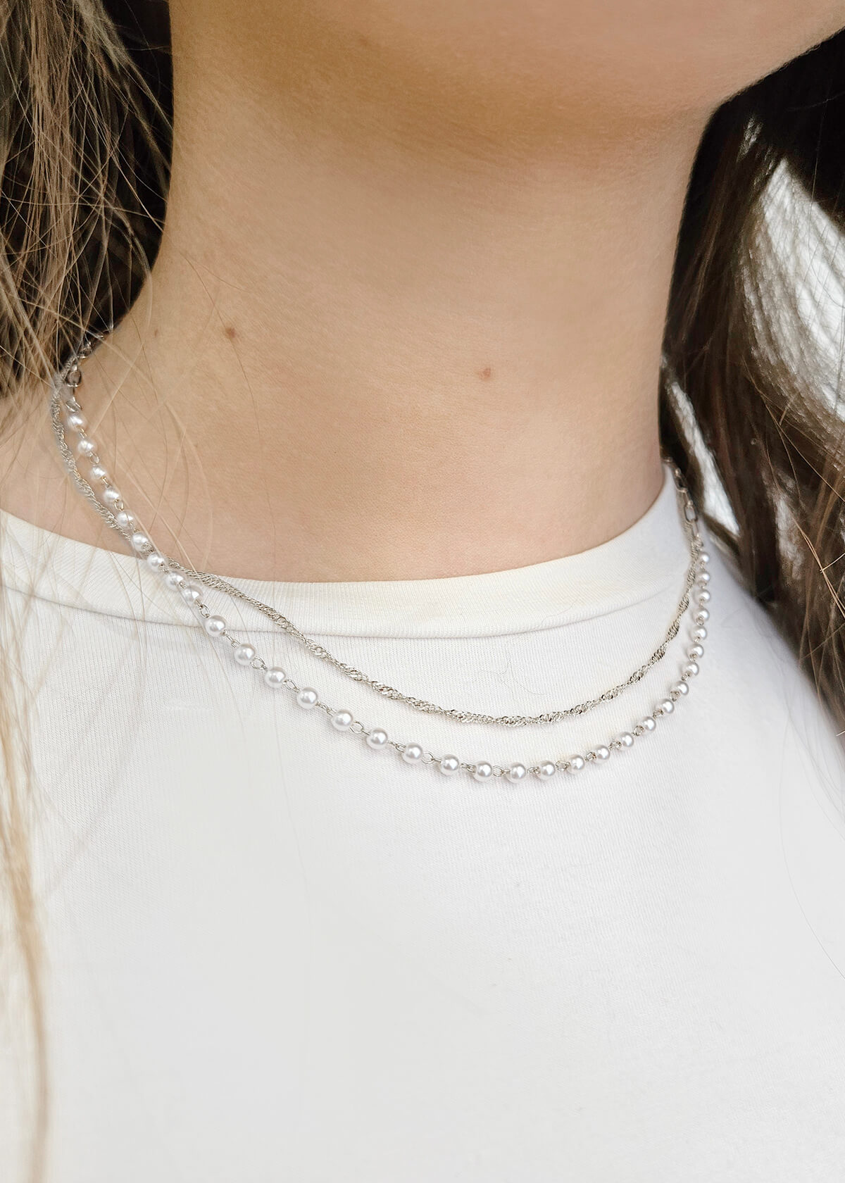 Chaînes individuelles avec mini perles - 1520 - 