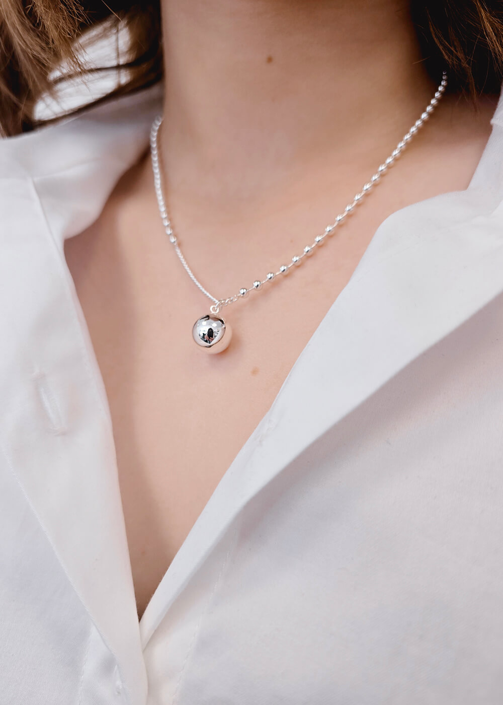 Collier pendentif boule - 698117144 - 