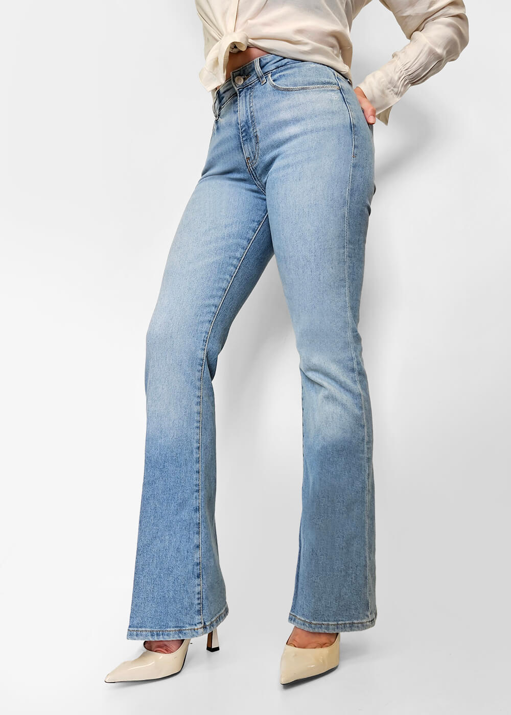 Jeans sexy flare taille haute GUESS - W4YA0LD52U0 - Guess