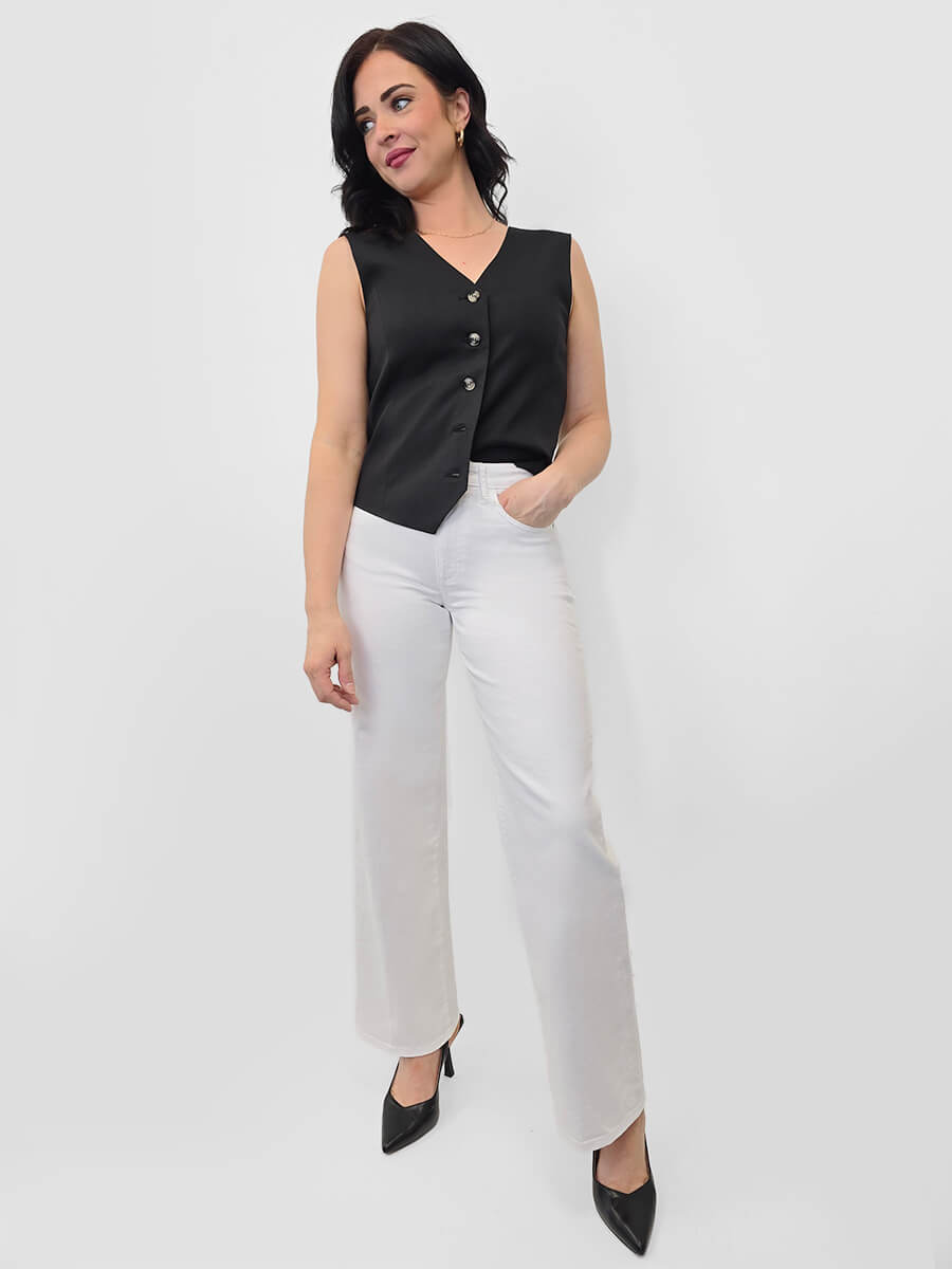 Jeans taille haute GUESS - WBGA98D4T50 - Guess