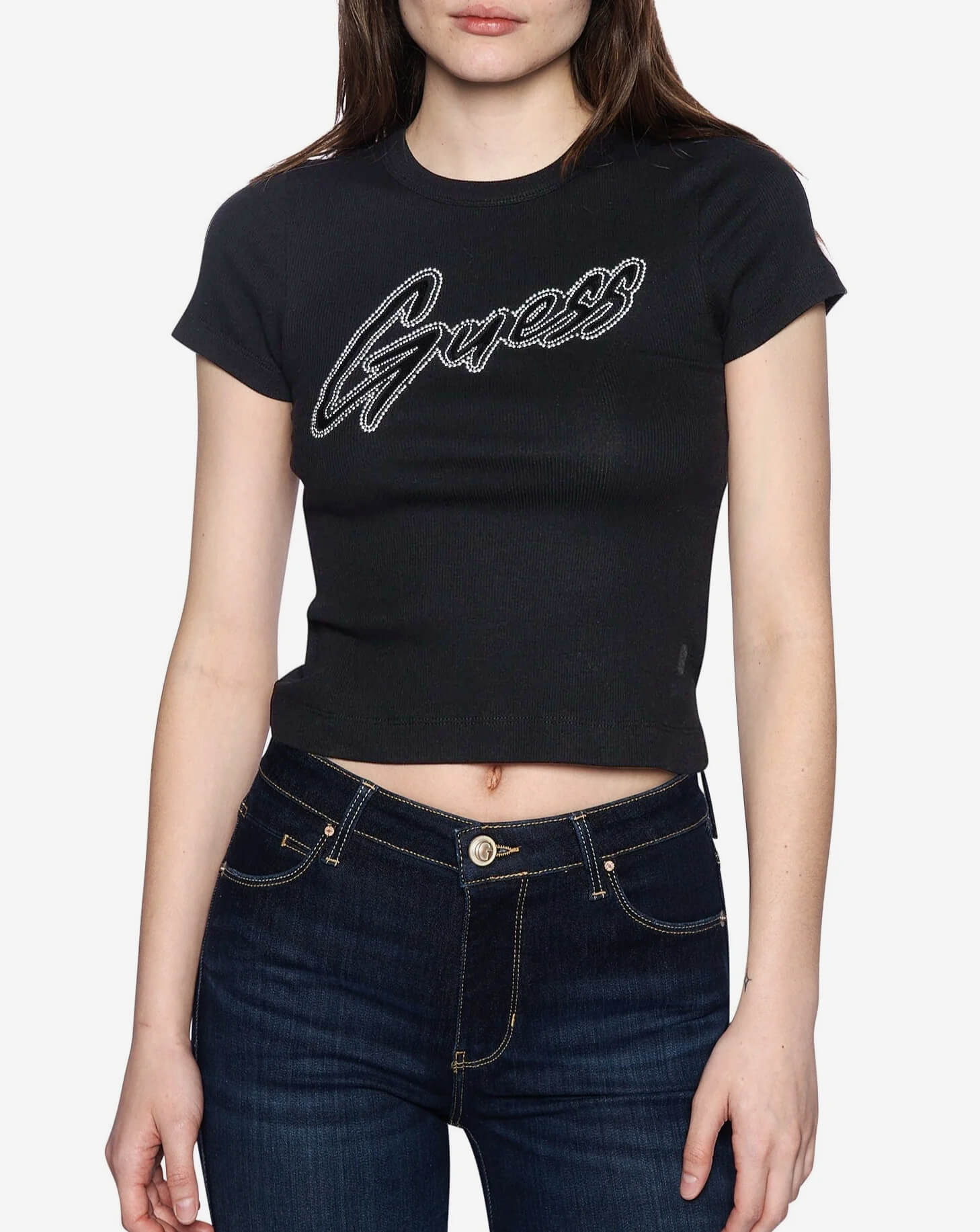 T-Shirt crop GUESS - W5RI68KA0H1 - Guess