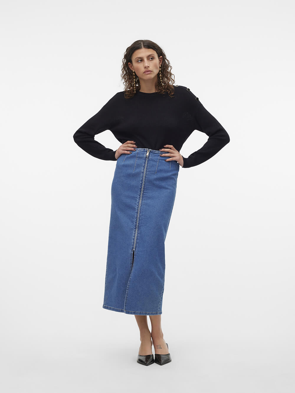 Jupe en denim VERO MODA - 10315358 - Vero Moda