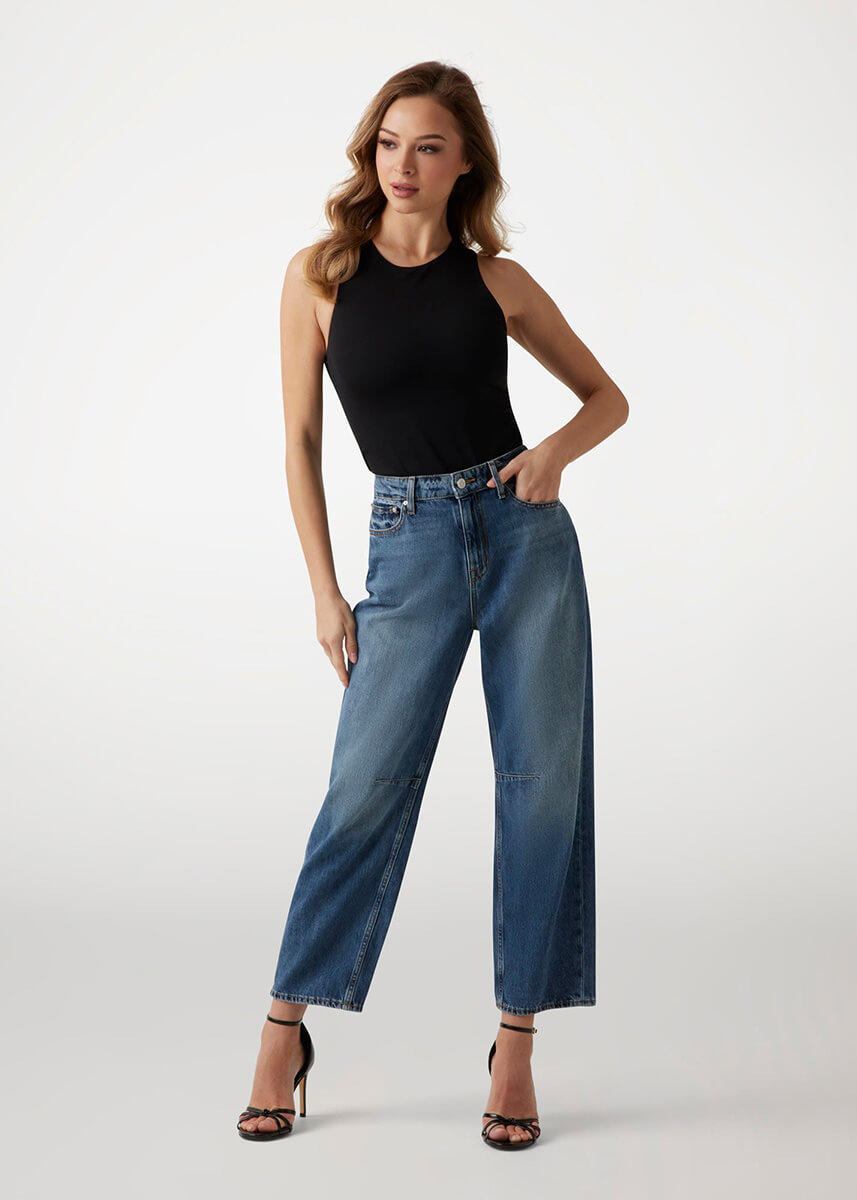 Jeans Barrel Taille Régulière GUESS - W4BA2VD0460 - Guess