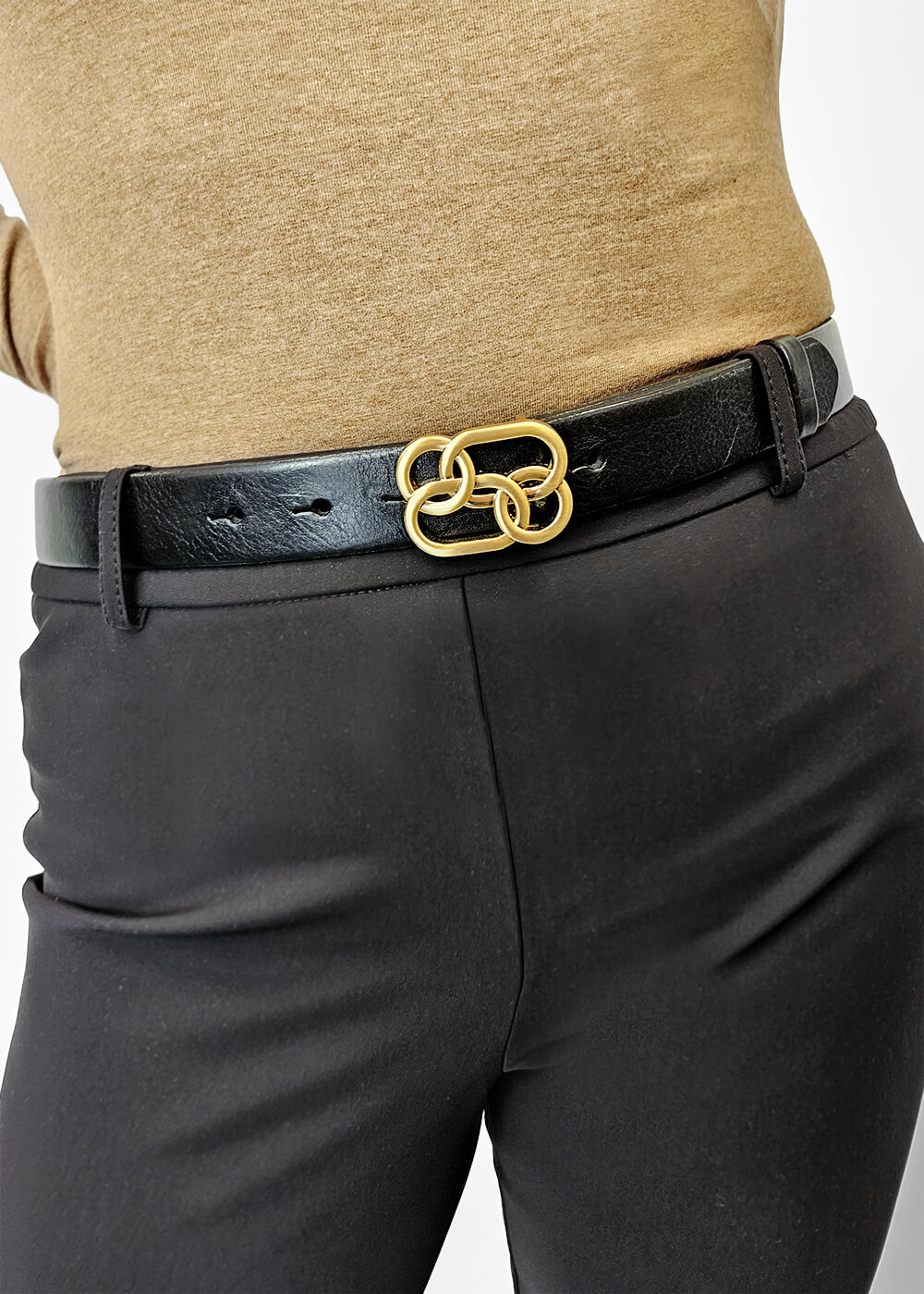 Ceinture en cuir italien - B29506 - 