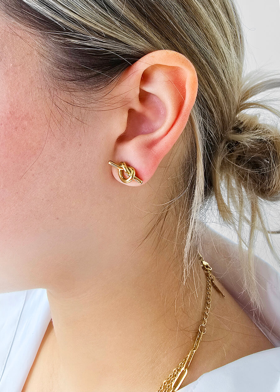 Boucles d'oreilles en acier inoxydable - C3E044 - Boucles d'oreilles