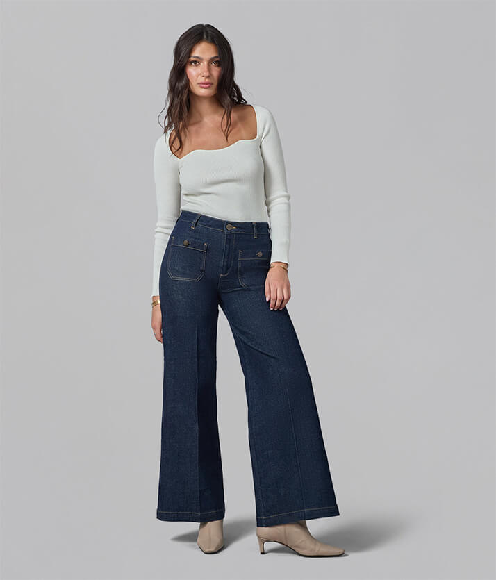 Jeans Taille Ultra Haute LOLA DENIM - MILAN-DRW - LOLA DENIM