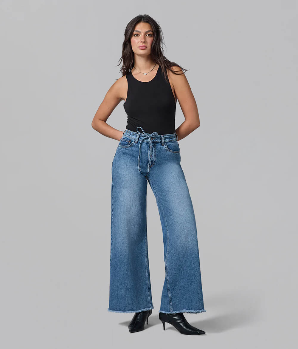 Jeans Taille Ultra Haute LOLA JEANS - MILAN-DB - Lola Jeans 