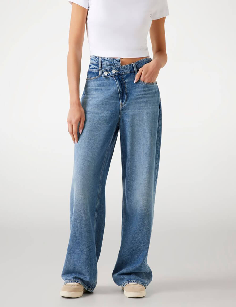 Jeans Taille Haute GUESS - W5YA2GD5QKB - Guess